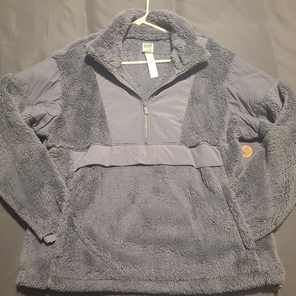 Victoria Secret oversized teddy zip up